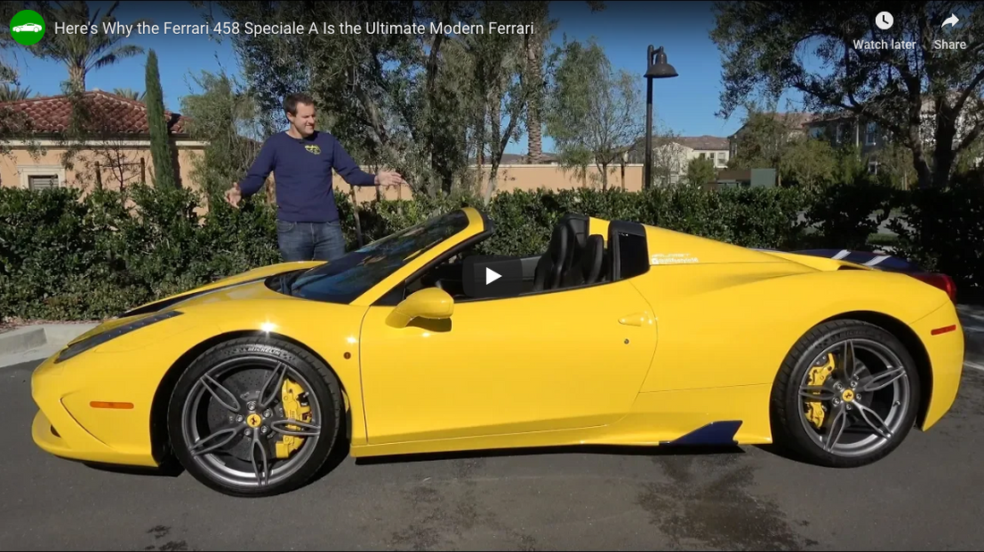 Doug DeMuro Reviews Oloi's Ferrari 458 Speciale A